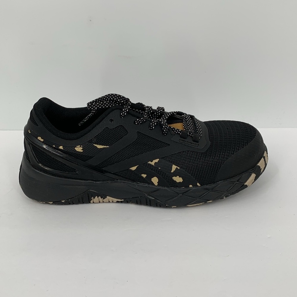 Reebok Black and Tan Women's Sneakers